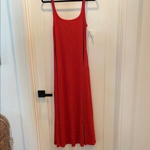 Old Navy Muted Red Sleeveless Maxi Tank Dress. Super comfy and flattering!